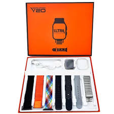 Y20 Ultra Smart Watch With 7 Straps 49mm Large Screen Wireless Charging Waterproof Watch